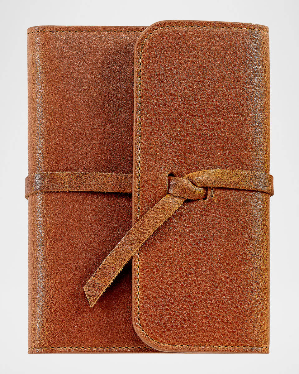 7" Refillable Leather Wrap Journal